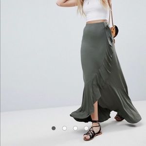 Asos Jersey Maxi Skirt